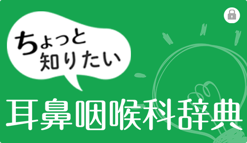 ちょっと知りたい　耳鼻咽喉科辞典